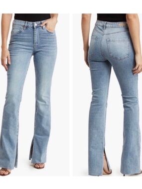 Blank NYC x REVOLVE The Hoyt High-Rise Mini Flare Jeans Size 27 - Organic Cotton